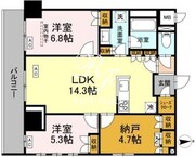 サンジョイアゼロ 403 間取り図