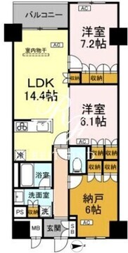 サンジョイアゼロ 405 間取り図