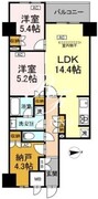 サンジョイアゼロ 406 間取り図