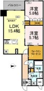 サンジョイアゼロ 407 間取り図