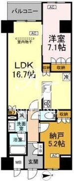サンジョイアゼロ 511 間取り図