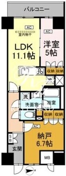 サンジョイアゼロ 514 間取り図
