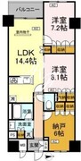 サンジョイアゼロ 604 間取り図