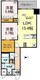 サンジョイアゼロ 611 間取り図