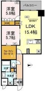 サンジョイアゼロ 711 間取り図