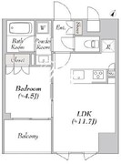 オルタナ三軒茶屋 502 間取り図