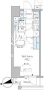 アーバネックス戸越 406 間取り図