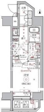 アルテシモピトレ 503 間取り図
