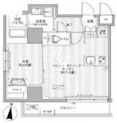 グランフォークス神田イーストタワー 1003 間取り図