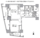 アクティ汐留 510 間取り図