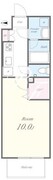 エヌレジデンス住吉 606 間取り図