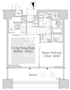 大崎ガーデンレジデンス 2309 間取り図