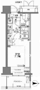 ＭＦＰＲコート木場公園 613 間取り図