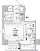 メイクスデザイン住吉3 701 間取り図