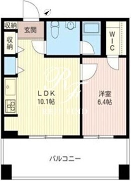 レジデンスシャルマン月島 315 間取り図