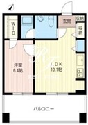 レジデンスシャルマン月島 318 間取り図