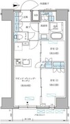 パークアクシス住吉ガーデンスクエア 612 間取り図
