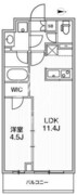 ライムレジデンス品川イースト 311 間取り図
