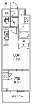 ライムレジデンス品川イースト 307 間取り図