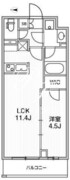 ライムレジデンス品川イースト 202 間取り図