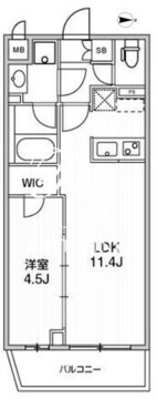 ライムレジデンス品川イースト 107 間取り図