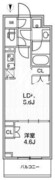 ライムレジデンス品川イースト 104 間取り図