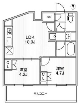 ライムレジデンス品川イースト 505 間取り図