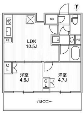 ライムレジデンス品川イースト 504 間取り図