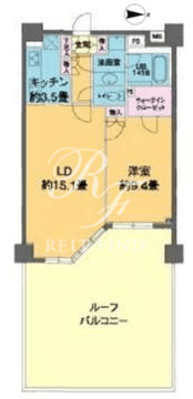 カスタリア高輪 207 間取り図