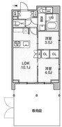 シーズンフラッツ菊川ノース 101 間取り図