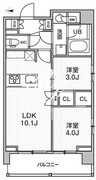 シーズンフラッツ菊川ノース 501 間取り図