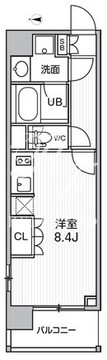 シーズンフラッツ菊川ノース 203 間取り図
