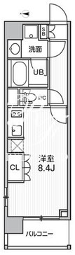 シーズンフラッツ菊川ノース 303 間取り図