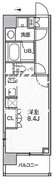 シーズンフラッツ菊川ノース 503 間取り図