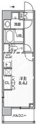 シーズンフラッツ菊川ノース 703 間取り図