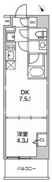 ウィーヴベース墨田パーク 203 間取り図