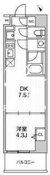 ウィーヴベース墨田パーク 303 間取り図