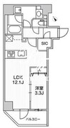 ウィーヴベース墨田パーク 601 間取り図