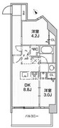 ウィーヴベース墨田パーク 404 間取り図