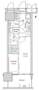 ブルックサイドレジデンス木場 728 間取り図