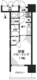 フォンテーヌ芝浦 307 間取り図