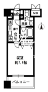 レジディア四谷三丁目 203 間取り図