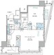 パークアクシス五反田スカイタワー 401 間取り図