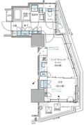 パークアクシス五反田スカイタワー 404 間取り図