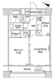 ファーストリアルタワー新宿 2208 間取り図