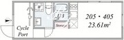 ザトリアス三宿 305 間取り図