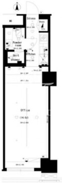The SOHO 1021 間取り図
