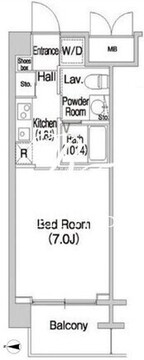 コンフォリア大森トロワ 302 間取り図