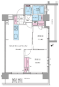 レジディア松陰神社前 603 間取り図