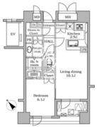 レジディア代官山 402 間取り図